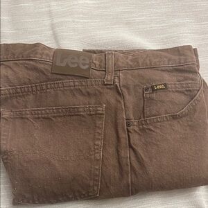 NWOT Lee Men's Brown Jeans